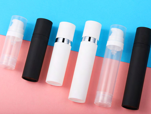 Boş Havasız Losyon Konteyneri Pompa Dispenser Seyahat Şampuanı Şişesi 5ml 10ml 15ml 25ml