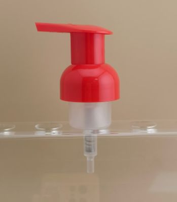 Şampuan Şişeleri İçin Hassas Tasarımlı Kırmızı Plastik Köpük Pompa