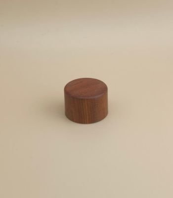 Ahşap Desenli Plastik Yuvarlak Pürüzsüz Kapak (Kozmetik Şişeler için)