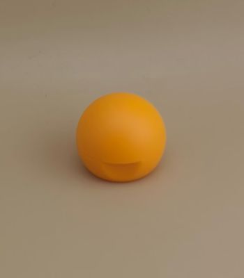 Sarı Plastik Pürüzsüz Mat Küresel Kapak Kozmetik Şişeler için