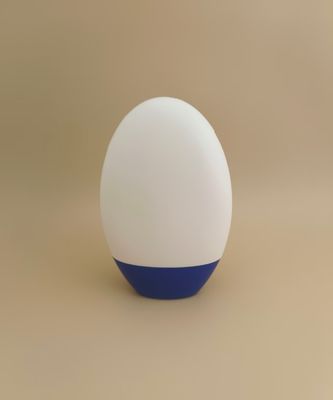 Şampuan için Mavi Kapaklı Beyaz Pürüzsüz Plastik Şişe