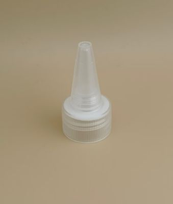 Boya şişeleri için açık plastik ribbed jöle kapağı