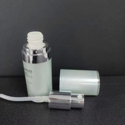 Ücretsiz Örnek Beyaz 30ml PCR Hava Sıfırlama Şişesi Kozmetik, Tüm Plastik PP Hava Sıfırlama Şişesi, Garrafa Sem Ar