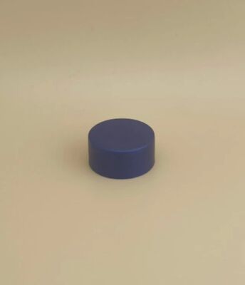 Cilt bakım şişeleri için ince tasarımlı koyu mavi plastik kapağı