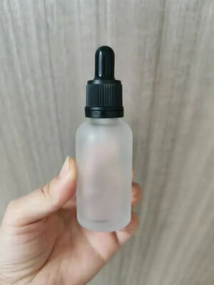 Buzlu Cam Şişeli Cam Damlalık Serum Esansiyel Yağı için Kurcalamaya Karşı Belirgin Kapatma