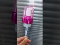 K515 Shiny Pink PE Nonspill Liquid Soap Foam Pump With Cap