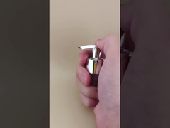 K204-1 Siyah ve Gümüşlü Losyon Pompası Sol-Sağ Kilit Cilt Bakımı için ISO9001/ISO14001 Sertifikalı