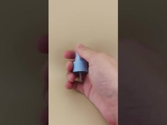 Kozmetik şişeleri Mavi Ribbed Fine Mist Sprayer Trigger K302