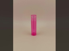 Dudak Kalemleri için Küçük Pürüzsüz Şeffaf Gül Rengi Dudak Balsamı Ambalajı