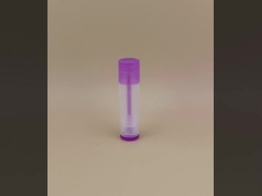 Dudaklar için Mor Kapaklı Küçük Pürüzsüz Şeffaf Dudak Balmı Ambalajı