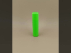 Küçük Pürüzsüz Yeşil Dudak Balsamı Lipsticks için Pembe Kapaklı Paket