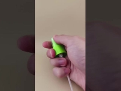 Yeşil Yumuşak ince sis püskürtücüsü K302 Trigger Kozmetik şişeler için mükemmel çözüm