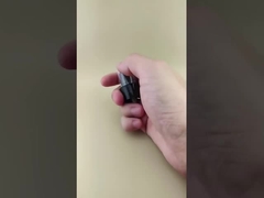 Kozmetik şişeler için K701-1 sertifikalı siyah plastik krem pompası