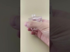 Araç Parfümü için Kare Yumuşak Şeffaf Cam Şişe