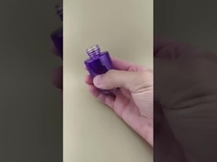 Yeni Tasarım Kademeli Değişim Şeffaf Mor Pürüzsüz Cam Şişe K-GBL30 Losyon Islatma İçin