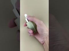 Yeni Tasarım Kademeli Değişim Yeşil Pürüzsüz Damlalıklı Şişe K-GBL30 Esans İçin