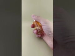 Yeni Tasarım Şeffaf Kademeli Değişim Şeffaf Turuncu Pürüzsüz Damlalıklı Şişe Losyon için K-GBL30