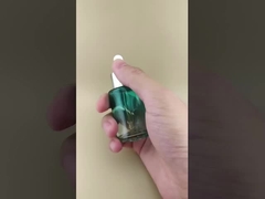 Yeni Tasarım Şeffaf Kademeli Değişim Mavi-Yeşil Pürüzsüz Damlalıklı Şişe K-GBL30 Esans İçin