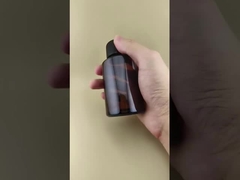 Hassas Tasarım Keskin Kahverengi Yumuşak Yuvarlak Cam Şişe İlaç için Özel Kapak