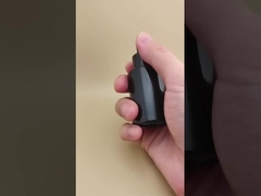 Yeni Tasarım Şeffaf Kademeli Değişim Siyah Pürüzsüz Yuvarlak Damlalıklı Şişe K-GBL30 Esans İçin