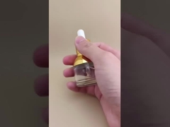 Esans için muhteşem yuvarlak açık damlatıcı şişe