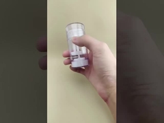 Dudak rujları için açık küçük yuvarlak pürüzsüz dudak balsamı ambalajı