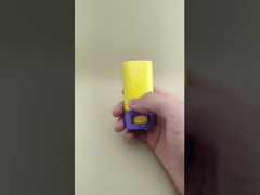 Rujlar için Sarı ve Mor Yumuşak dudak balsamı ambalajı