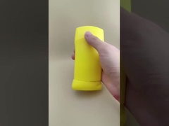 Sarı Büyük Pürüzsüz Dudak Balsamı Ambalajı 2309 Rujlar İçin