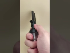 Saç lakı için ince tasarımlı siyah plastik büyük köpük pompası