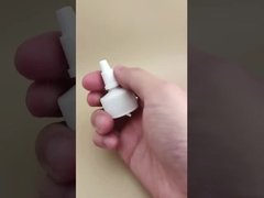 Beyaz Plastik Oluklu Boya Şişesi Jöle Kapağı