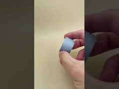 Kozmetik şişeler için Mavi Gri Plastik Yuvarlak Yumuşak Mat Kapak