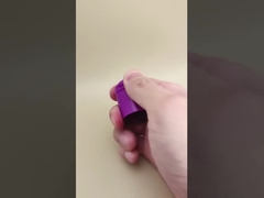 Güzel Tasarım Mor Plastik Yuvarlak Kozmetik Şişeleri için Yumuşak Kapağı