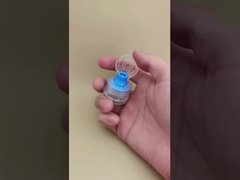 Güzel Tasarım Cilt Bakım Şişeleri için Açık Plastik Yuvarlak Dibli Kapak