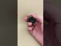 Kozmetik şişeler için gri plastik pürüzsüz mat kapağı