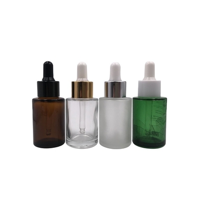 Amber Buzlu 1 Oz Uçucu Yağ Damlalıklı Şişeler K1009 Çok Amaçlı Dayanıklı