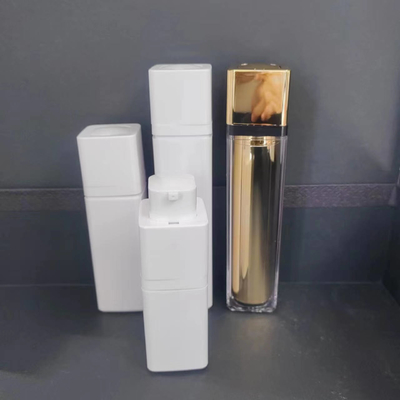 Krem 15ML / 30ML / 50ML İçin Havasız Dispenser Şişeleri Olarak Vidalı Kapak Tipi