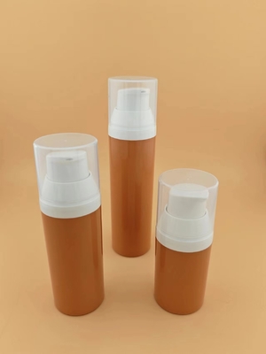 Kozmetik ambalajı için 15 ml 30 ml 50 ml Plastik Açık Havasız Pompa Kozmetik Şişe