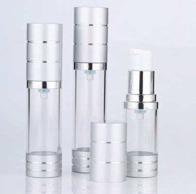 Plastik PP Boş 10ml 15ml Kozmetik Havasız Pompa Losyon Serum Şişesi