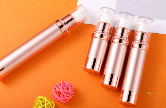 15ml Dondurulmuş Hava İçi Pompa Şişeleri Plastik Losyon Pompa Vakum Seyahat Kapısı