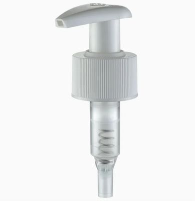 PP Losyon Pompası İnce Oluklu Kapatma Eyer Başlı Plastik Vidalı Kilit Losyon Pompası