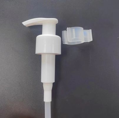 Yeşil Özel PP Malzeme Losyon dağıtıcı pompası sıvı sabun deri bakım losyonu için klip kilidi ile