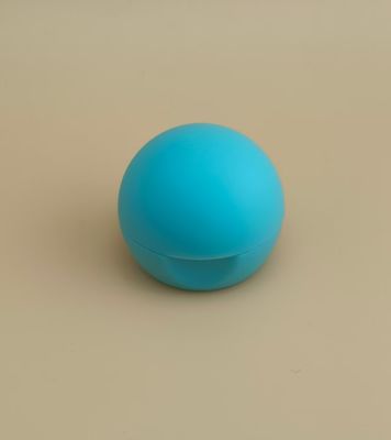 Kozmetik şişeler için Cyan Plastik Yumuşak Mat Küresel Kapağı
