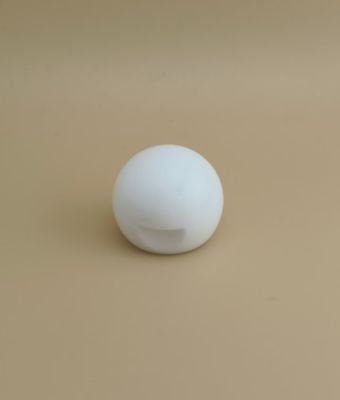 Beyaz Plastik Pürüzsüz Küresel Kapak Kozmetik Şişeler için