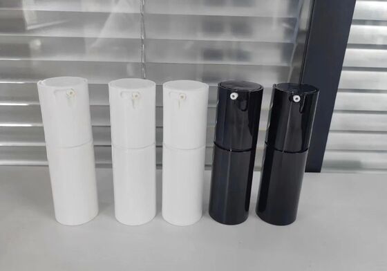 Kozmetik için lastik tabanlı minik taşınabilir havasız şişe