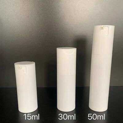 Kozmetik Havasız Pompa Şişesi 15ml 30ml 50ml Twist up Plastik Kozmetik Havasız Pompa Şişesi