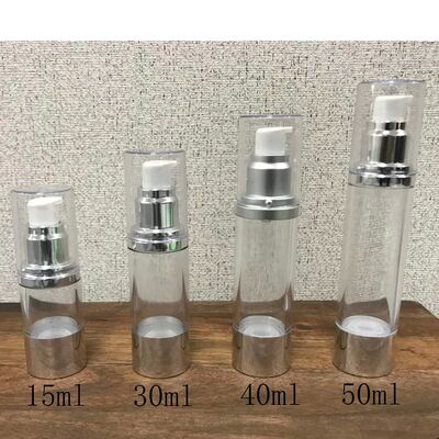 30 ml 50 ml Beyaz Açık Hava Sıvısı Boşluğu Vakum Kozmetik Losyon Boşluğu