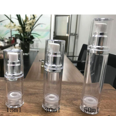 5ml 10ml 15ml Beyaz Pembe Mavi Siyah Hava Sıktırıcı Pompa PP Şişe Hava Sıktırıcı Kozmetik Seyahat Lüks Hava Sıktırıcı Şişe