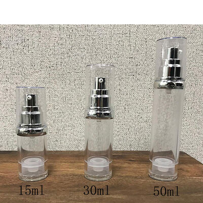 5ml 10ml 15ml Beyaz Pembe Mavi Siyah Hava Sıktırıcı Pompa PP Şişe Hava Sıktırıcı Kozmetik Seyahat Lüks Hava Sıktırıcı Şişe