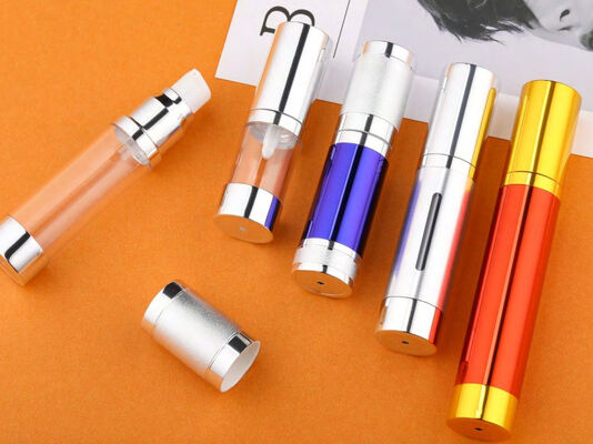 Havasız Şişe olarak 10ml 15ml 20ml 30ml, Losyon Kremi için Mini Numune Havasız Şişe