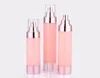 80/100ml Slik- Screen Printing Clear Serum Pump Sprayer ile Havasız Şişe